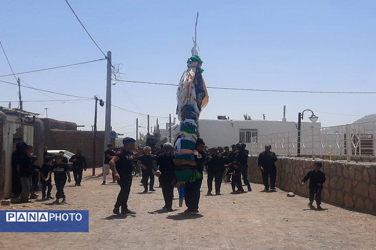 عزاداری روز عاشورای حسینی در روستای حسن آباد بلهر 