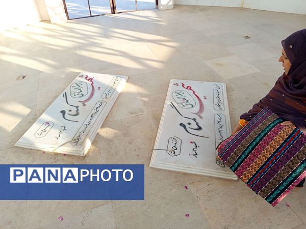 عید سعید فطر در جوار شهدای گمنام بخش احمدی 