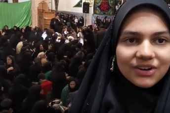 پلاتو موبایلی دانش آموز خبرنگاران در همایش شیرخوارگان در جای جای نایین