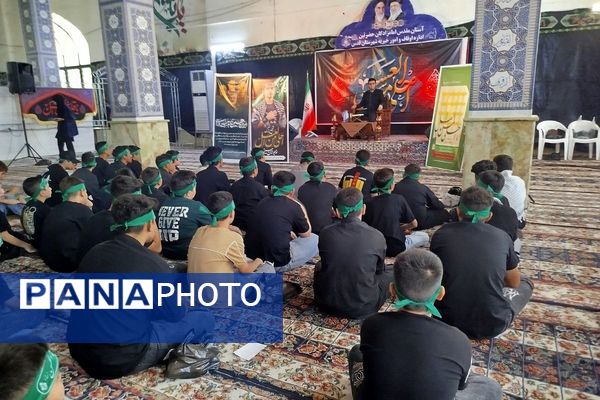  برگزاری مراسم سوگواره احلی من العسل در امامزاده حضرتین شهرستان قدس