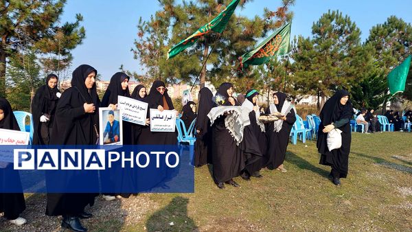 تشییع پیکر مطهر شهید گمنام با عطر فاطمیه