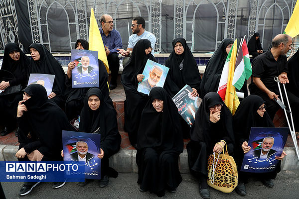 مراسم تشییع شهید اسماعیل هنیه در تهران
