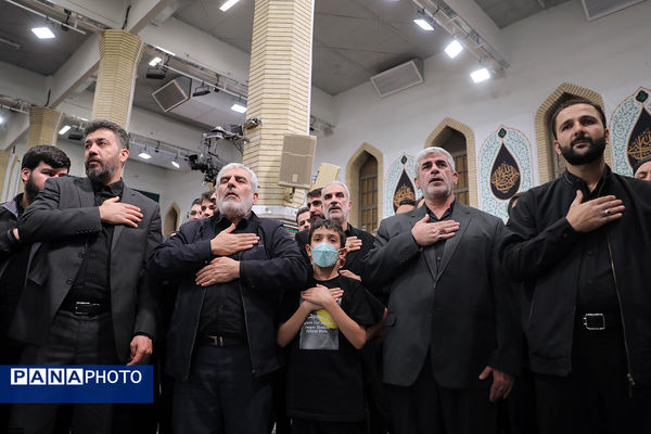 مراسم عزاداری شب شهادت حضرت فاطمةالزهرا سلام‌الله‌علیها در حسینیه امام خمینی(ره)