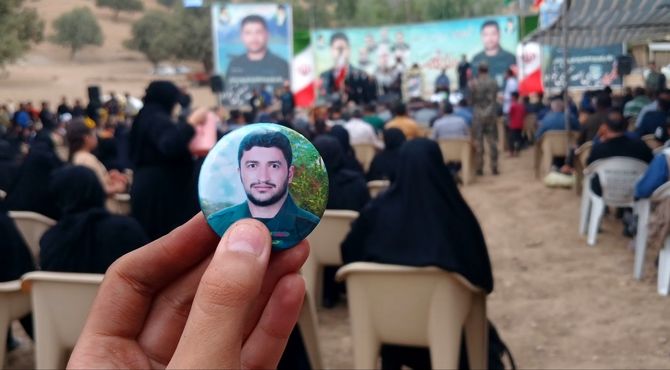 اربعین شهید «نبی‌الله حسینی‌خواه» در روستای فالح