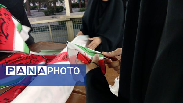پویش نذر پرچم حوزه صدیقه طاهره ناحیه مقاومت امام علی(ع)