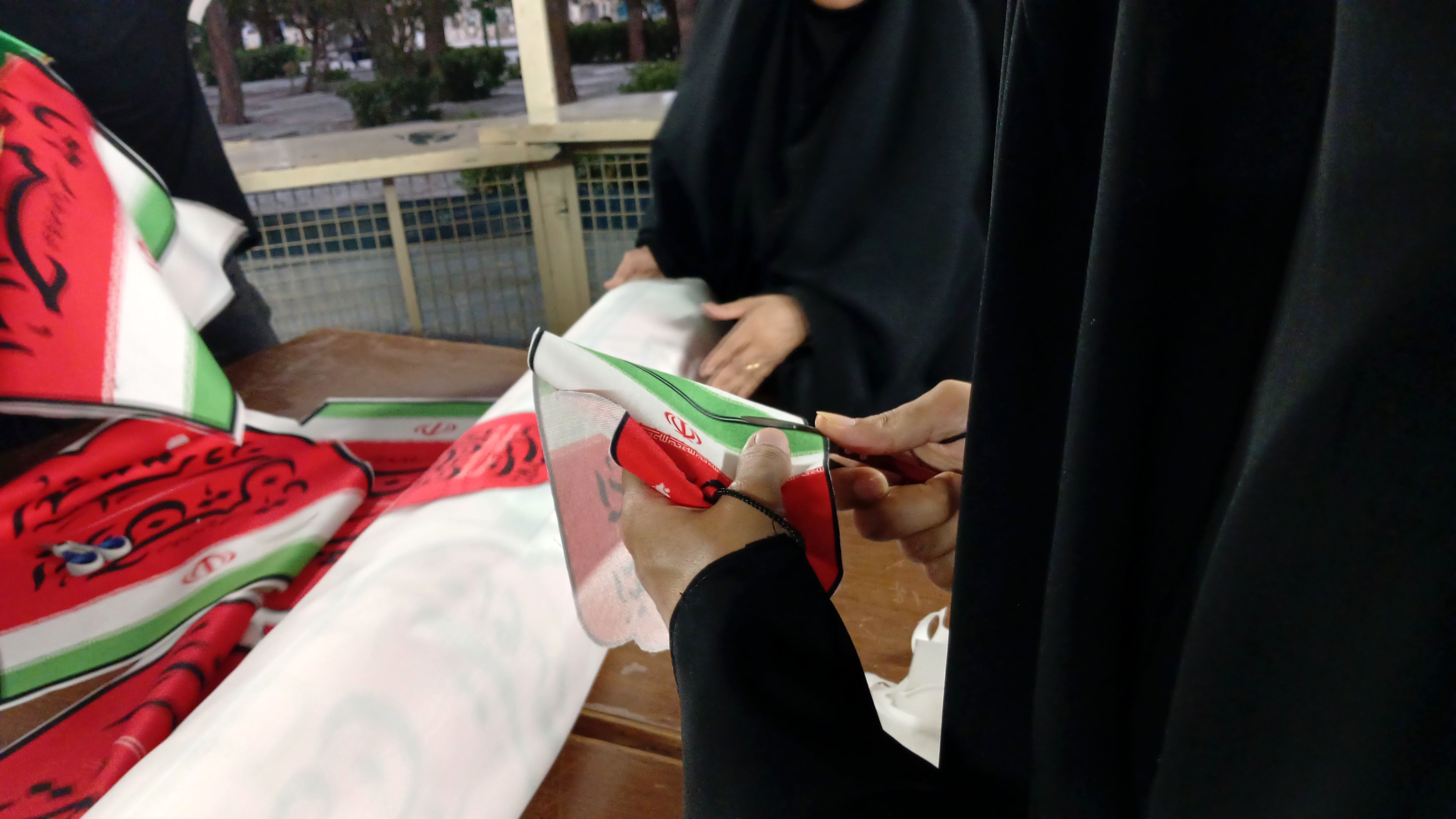 پویش نذر پرچم حوزه صدیقه طاهره ناحیه مقاومت امام علی(ع)