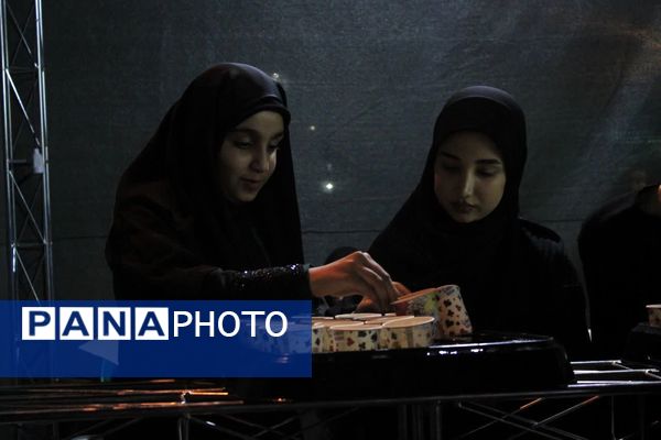 مراسم عزاداری و تعزیه خوانی شب هشتم محرم در گچساران 