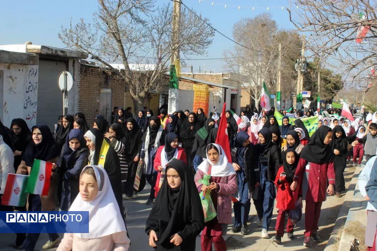 راهپیمایی یوم‌الله ۲۲ بهمن در منطقه کوهنانی