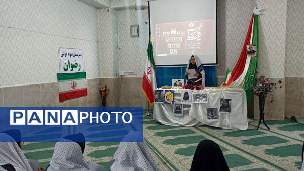 برگزاری هیئت انصارالمهدی (عج) در دبیرستان رضوان