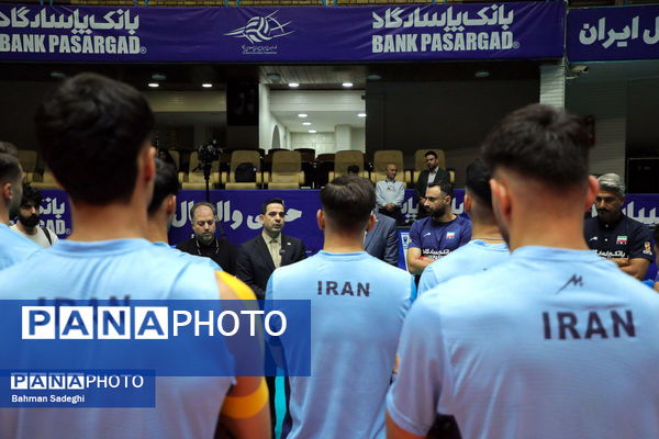 آخرین تمرین تیم ملی والیبال نوجوانان مردان پیش از اعزام به بحرین