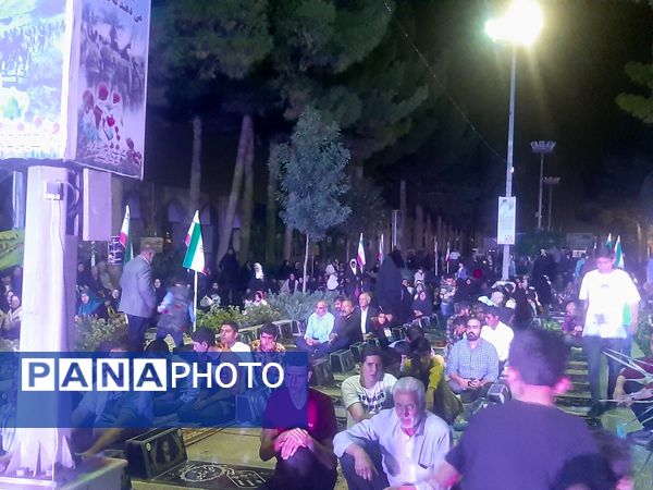مراسم مهمانی شهدا در گلزار شهدای بهشت فضل نیشابور 