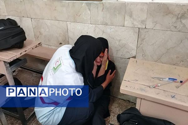 بیست و هفتمین مانور زلزله سراسری در دبیرستان شهید مجید دهنوی نیشابور 