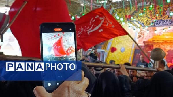 تشییع پیکر دو تن از شهدای جنگ تحمیلی رژیم صهیونیستی همزمان با مراسم تاسوعای حسینی ، در شهرستان ملارد