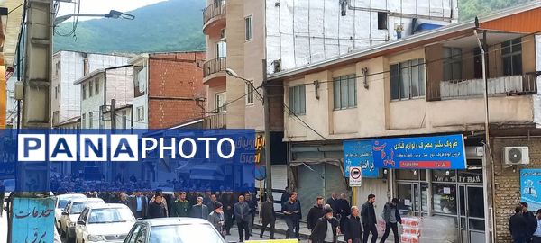 تشییع پیکر جانباز هشت سال دفاع مقدس در سوادکوه
