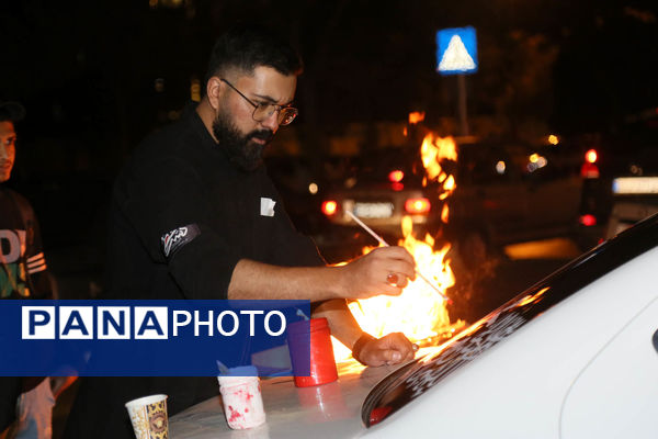 خدمت‌رسانی در موکب پایگاه بسیج شهید اکبرپور مشهد