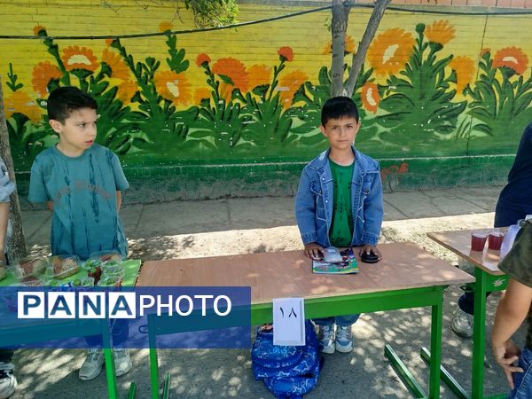 برگزاری بازارچه درون مدرسه‌ای در دبستان مبین شیروان