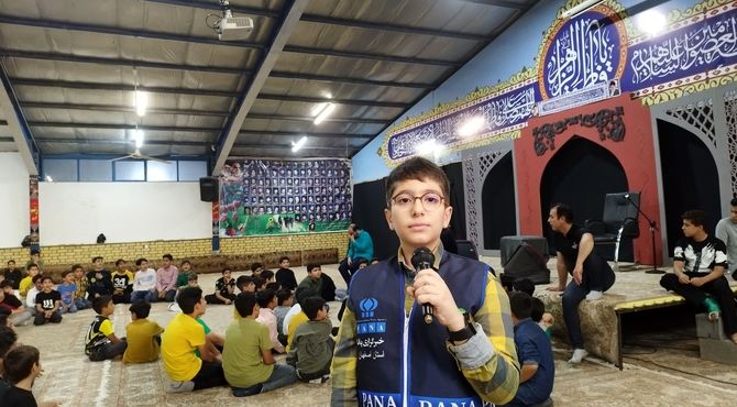 گزارش خبرنگار پانا از اولین جلسه تمرینی گروه سرود دانش‌آموزی رهپویان حرم 