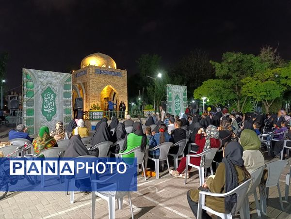 جشن دهه کرامت و ولادت امام هشتم شیعیان در پارک نیلوفر آبی مشهد مقدس