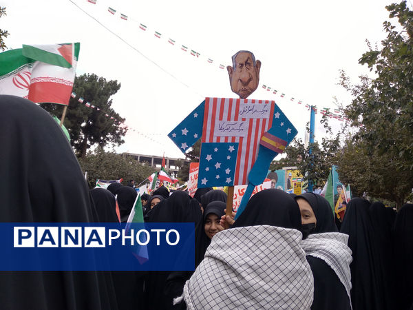 راهپیمایی 22 بهمن در قم -1