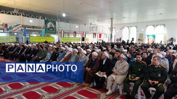 همایش میثاق بصیرت برادری و هفته مقاومت در مسجد قبا شهرستان بندرترکمن