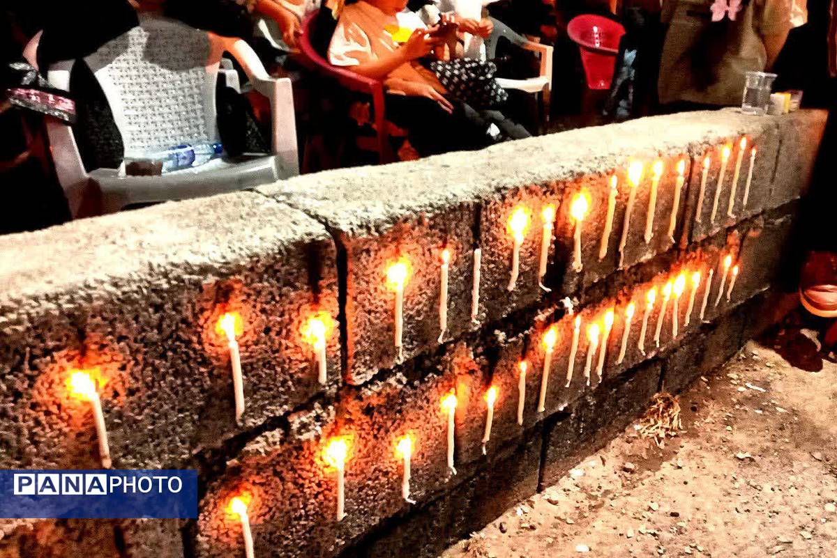 شام غریبان سالار شهیدان در شهرستان باشت