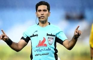 پیام حیدری بازی استقلال - آلومینیوم را سوت می‌زند