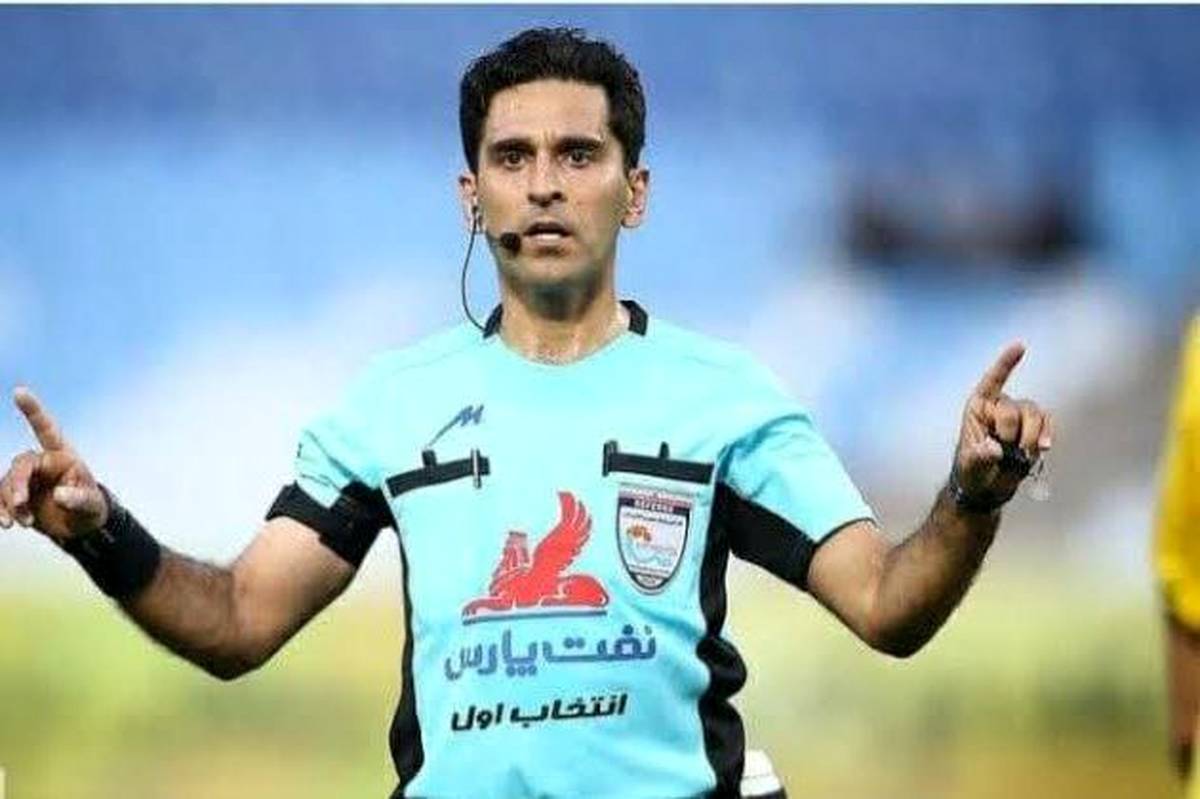 پیام حیدری بازی استقلال - آلومینیوم را سوت میزند