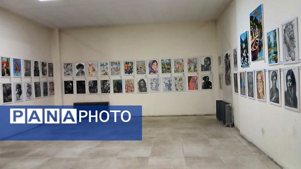 اختتامیه نمایشگاه طراحی و نقاشی هنرمندان آموزشگاه هنری فروردین شهرستان نظرآباد