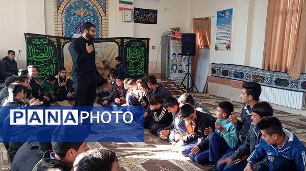 مراسم عزاداری دهه فاطمیه در دبیرستان ابن‌ سینا شهرستان بن 