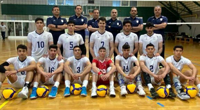تیم ملی والیبال دانش‌آموزی ایران بر بام جهان ایستاد