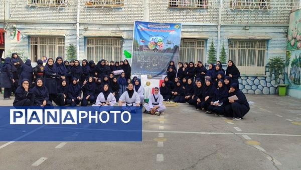 زنگ ورزش ، زنگ نشاط دبیرستان شاهد تکتم ناحیه ۳ مشهد