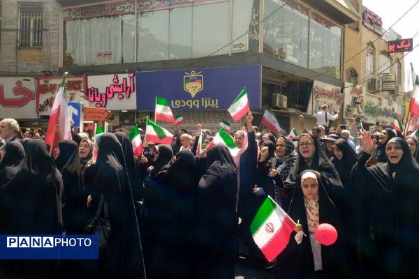 حماسه باشکوه ملت بزرگ ایران در راهپیمایی جمعه خشم و نصر 