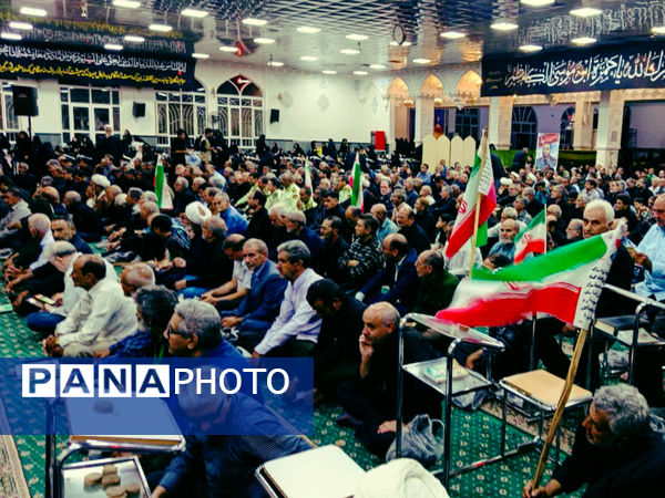 همایش فدائیان رهبر در کاشمر 