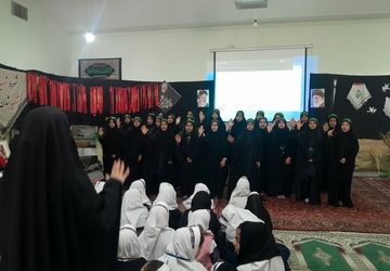مراسم شهادت حضرت فاطمه زهرا (س) در دبستان پیروزی سمنان