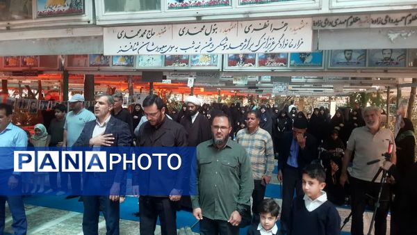 مراسم بزرگداشت شهید مدافع حرم «مهدی طهماسبی»
