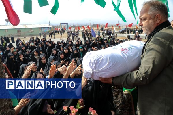 آیین تدفین شهید گمنام در کرمانشاه