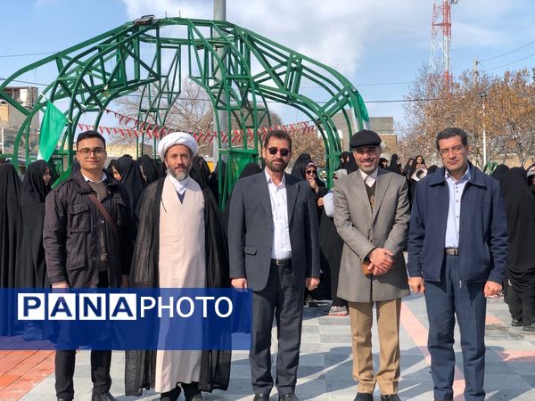 حماسه‌آفرینی دیگر از مردم منطقه رضویه در راهپیمایی 22بهمن
