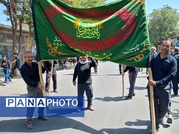 مراسم اربعین حسینی با حضور پرشور مردم باخرز برگزار شد
