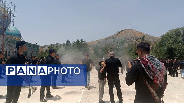 مراسم تاسوعای حسینی در آستانه سید سلطان فقیه‌الدین