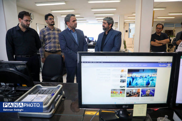 بازدید احمد محمودزاده معاون وزیر آموزش و پرورش از خبرگزاری پانا
