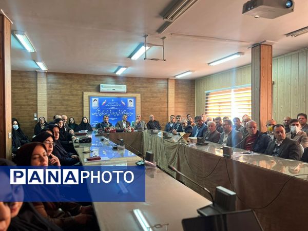 جلسه تودیع و معارفه رئیس آموزش و پرورش شهرستان آبیک