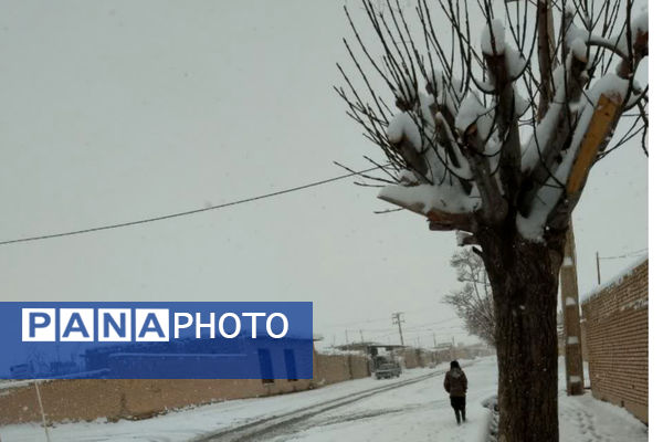 بارش اولین برف زمستانی در ایزدخواست