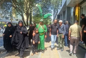 حرکت کاروان جاماندگان اربعین به سمت حرم امام رضا (ع) در مشهد