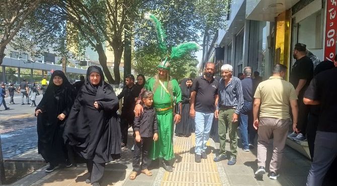 حرکت کاروان جاماندگان اربعین به سمت حرم امام رضا (ع) در مشهد