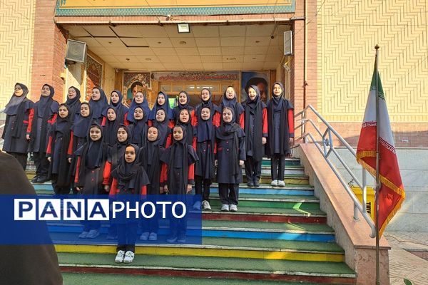 حال و هوای فاطمیه در مدرسه شادروان مهدیزاده