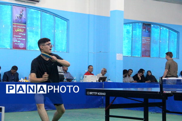 مسابقات تنیس روی میز مدارس سمپاد کشور در مقطع متوسطه دوم