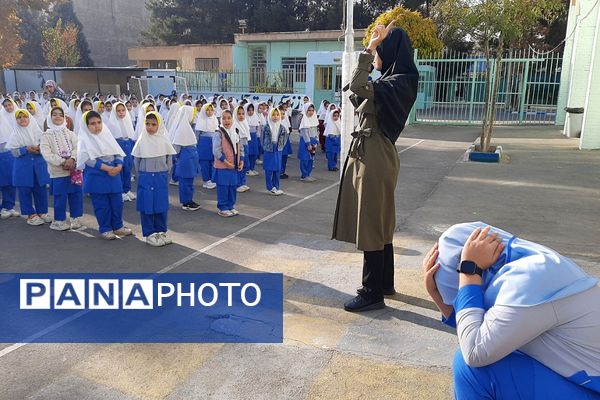 مانور زلزله در مدارس شهرستان ملارد