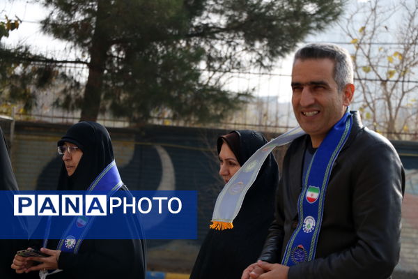 مانور زلزله در هنرستان عباس صیرفی