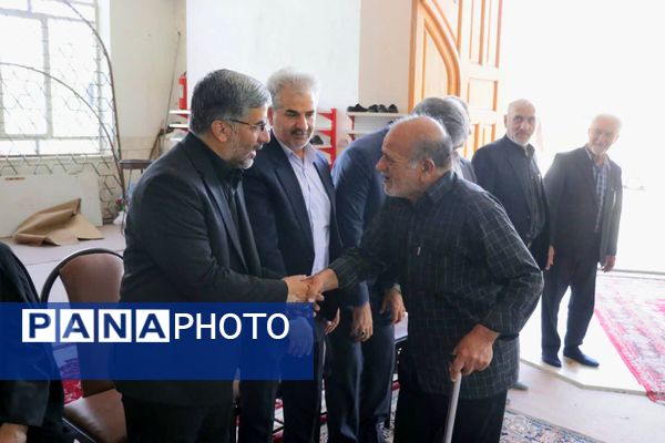 مراسم بزرگداشت هفتمین روز شهادت شهدای خدمت در مهریز