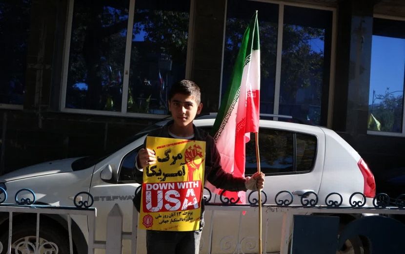 خروش دانش‌آموزان گرگانی در روز حماسه و بصیرت